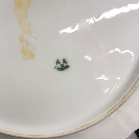 Rare LIMOGES Made in France gold plated plate. - Picture 3 of 4